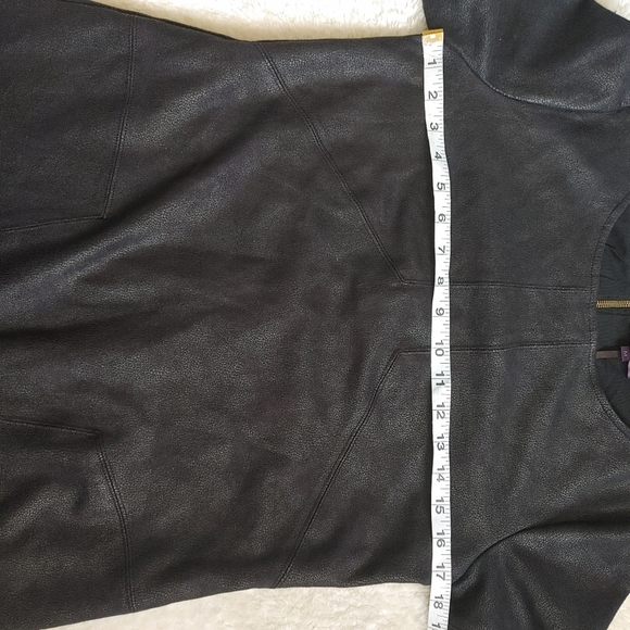 HALE Bob Leather Look Dress Size M - Picture 13 of 16